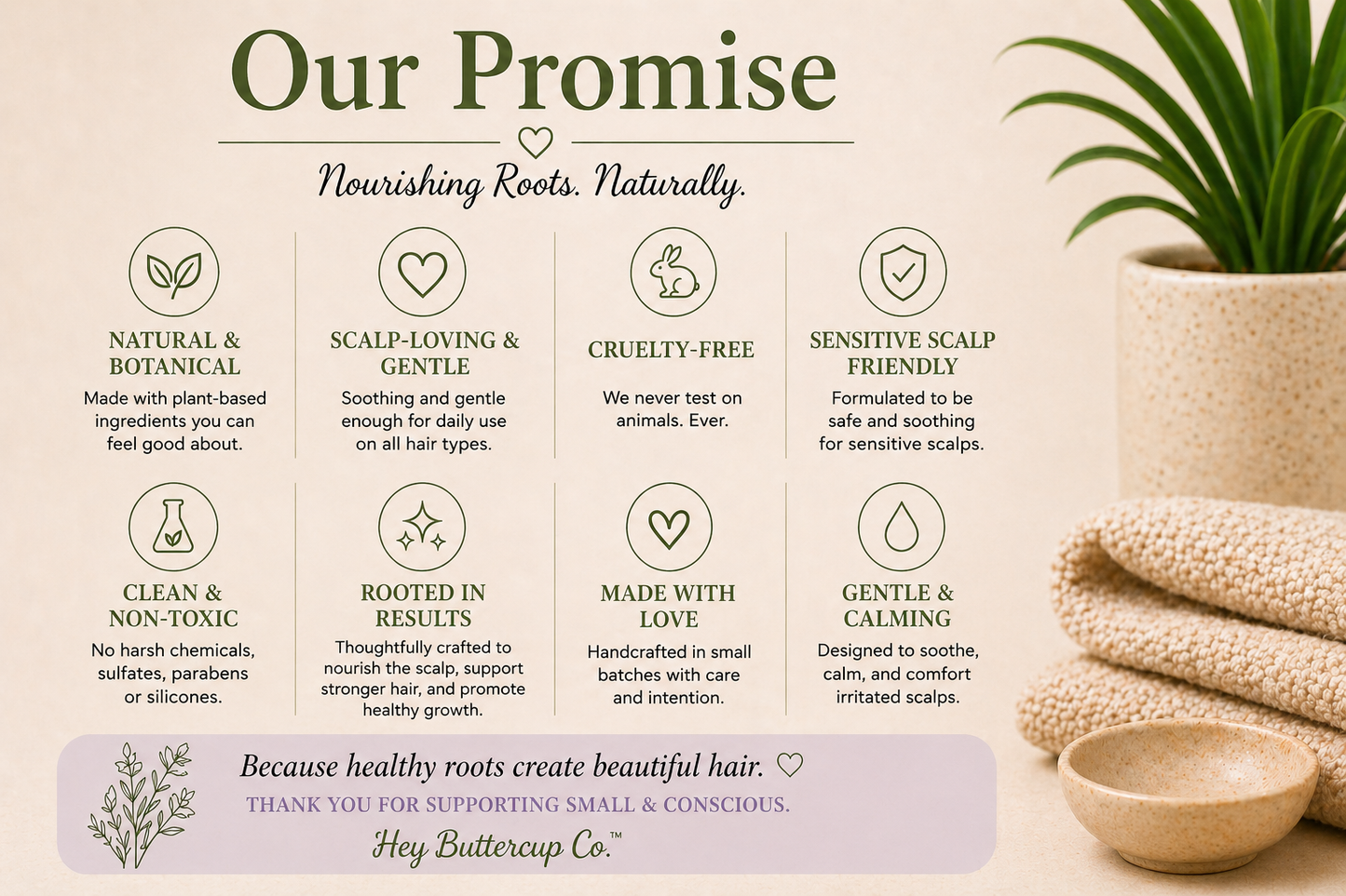 Glow & Grow Comfort Blend™ | Soothing Botanical Scalp Serum for Sensitive Scalp + Hair Repair